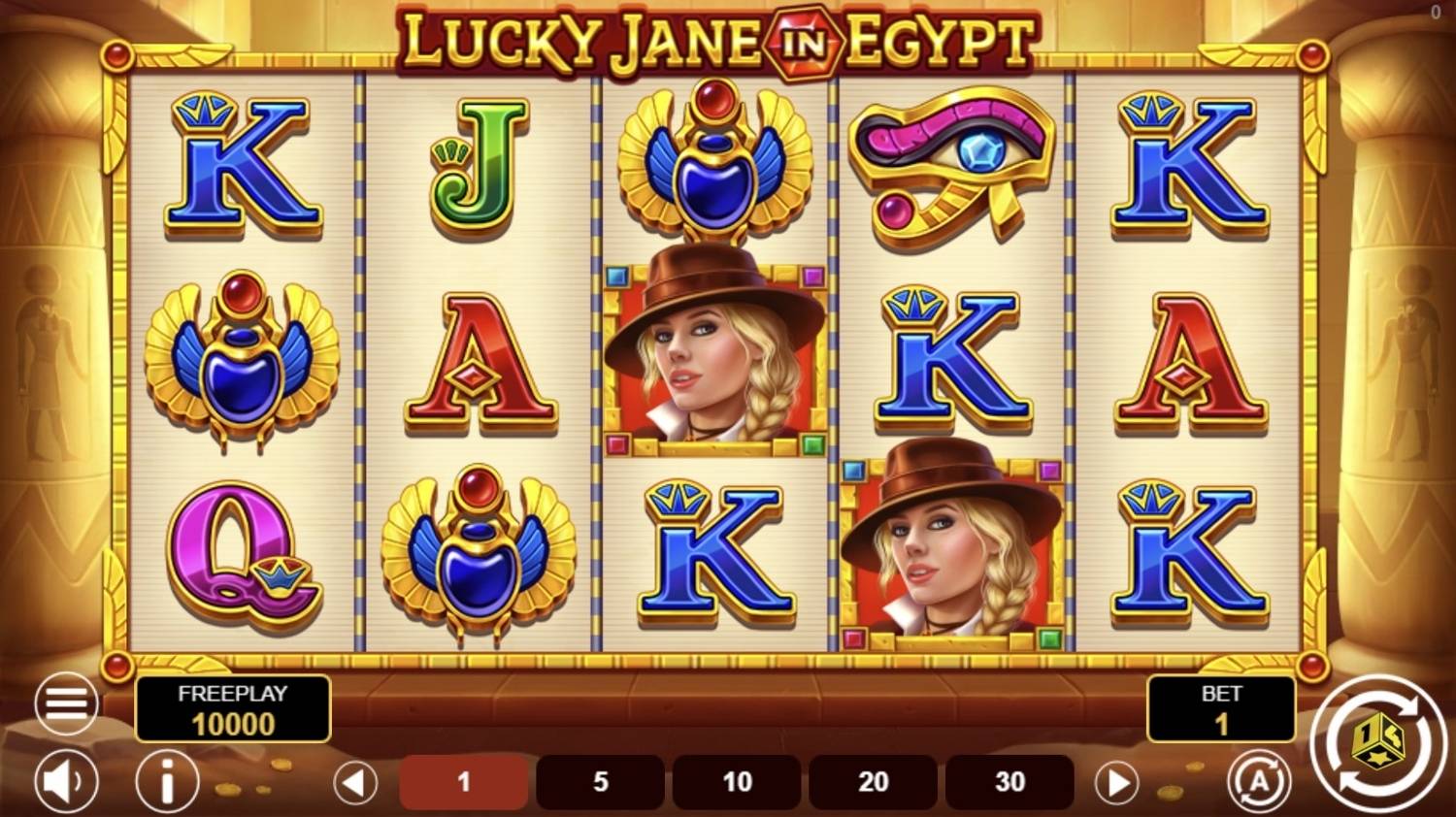 Lucky Jane in Egypt