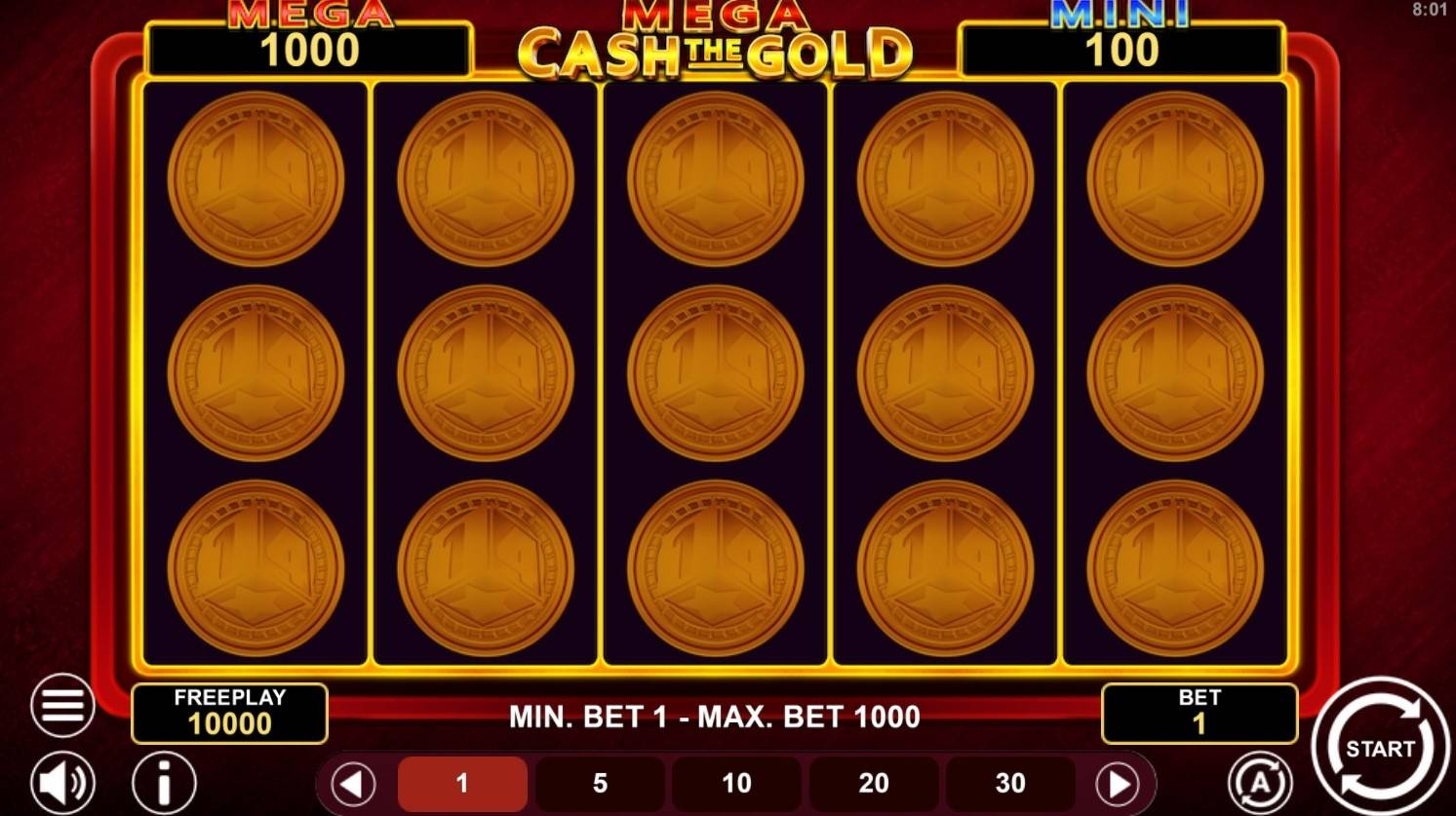 Mega Cash The Gold