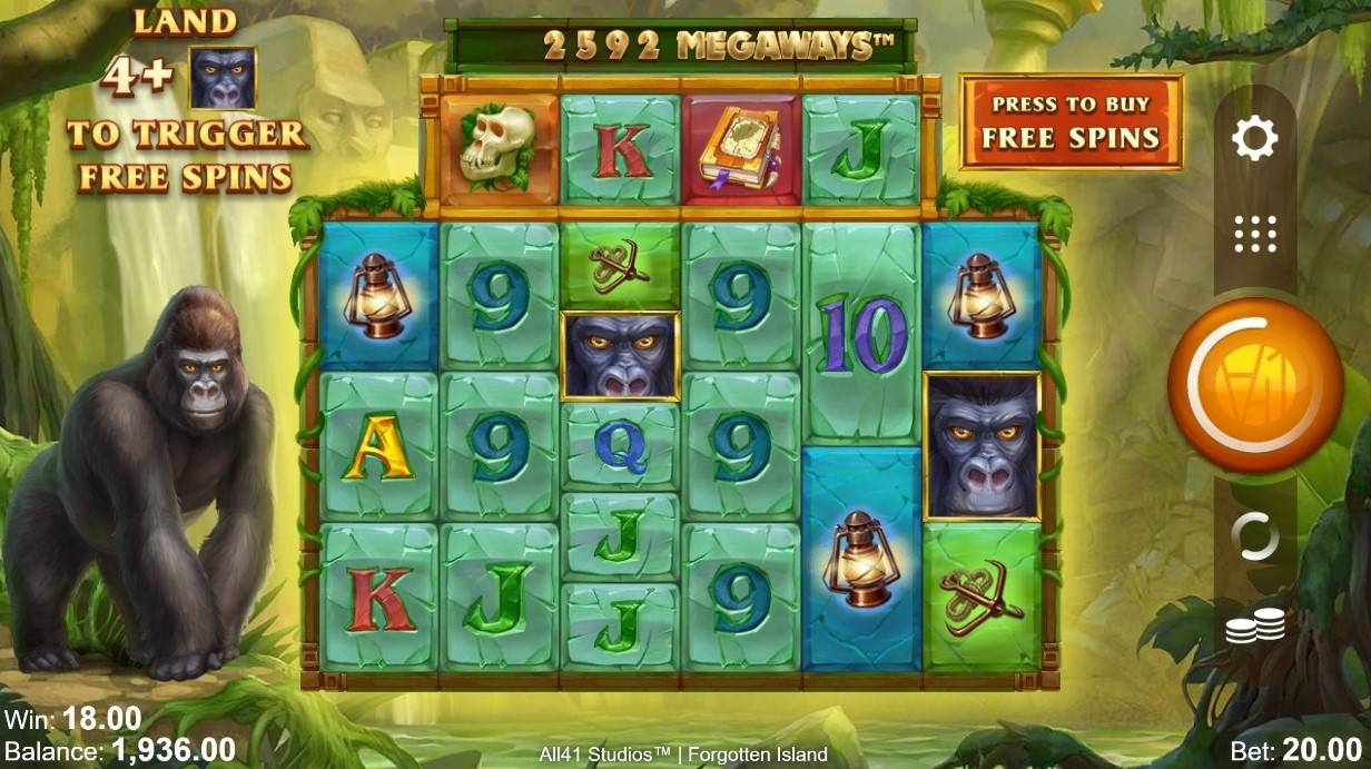 Forgotten Island MEGAWAYS