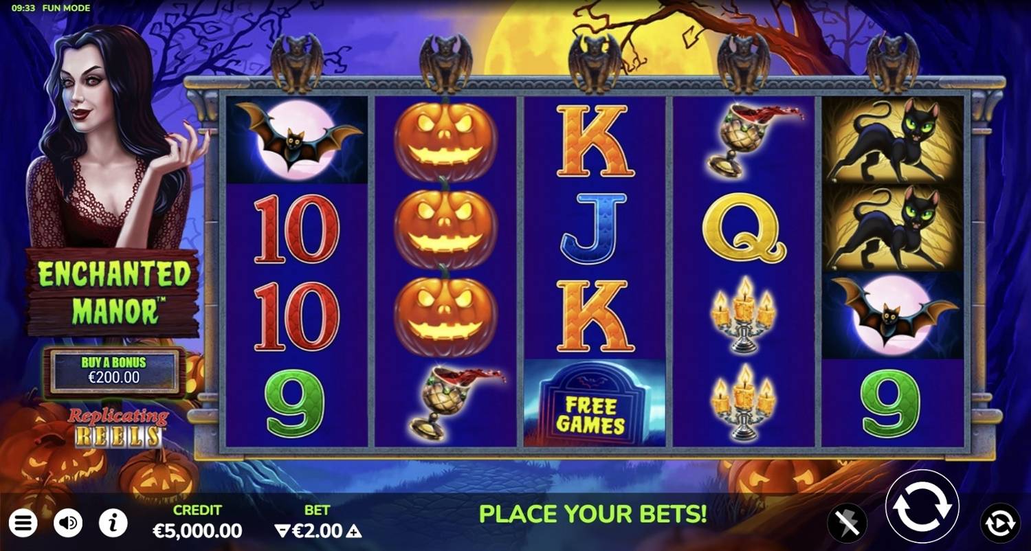 Enchanted Manor (50 lines)