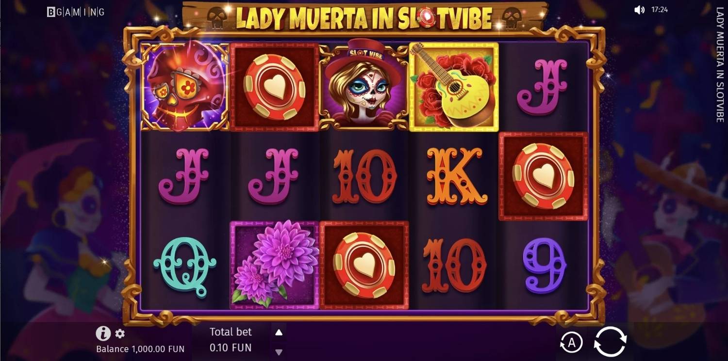 Lady Muerta in Slotvibe