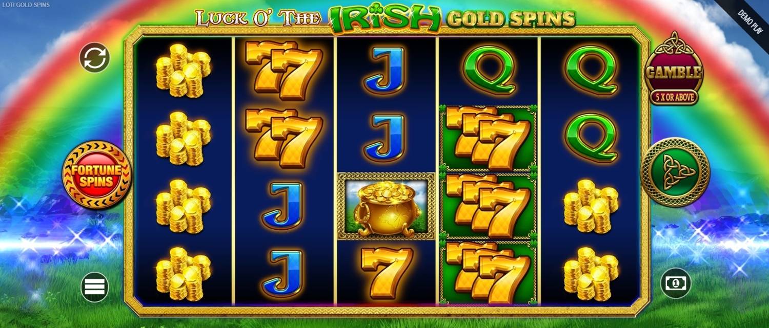 Luck O The Irish Gold Spins