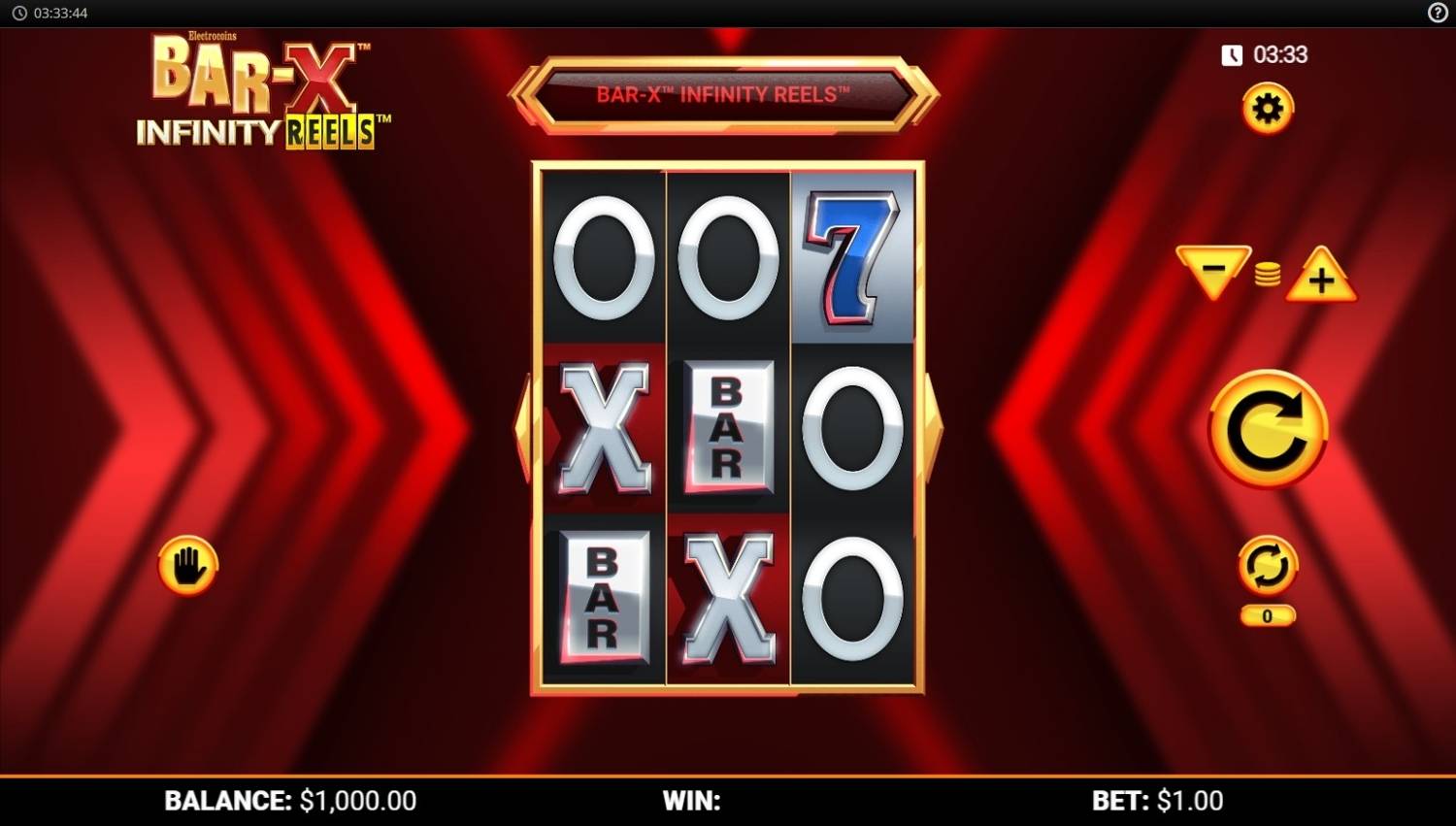 Bar-X Infinity Reels