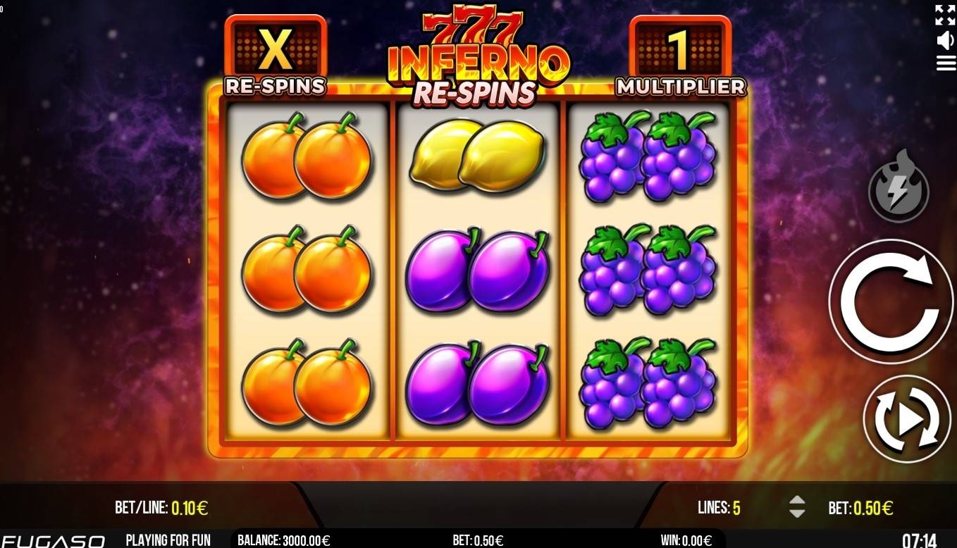 Inferno 777 Re-spins