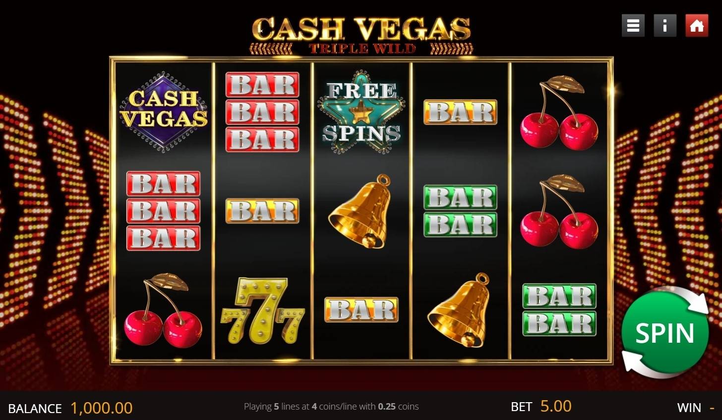 Cash Vegas Triple Wild
