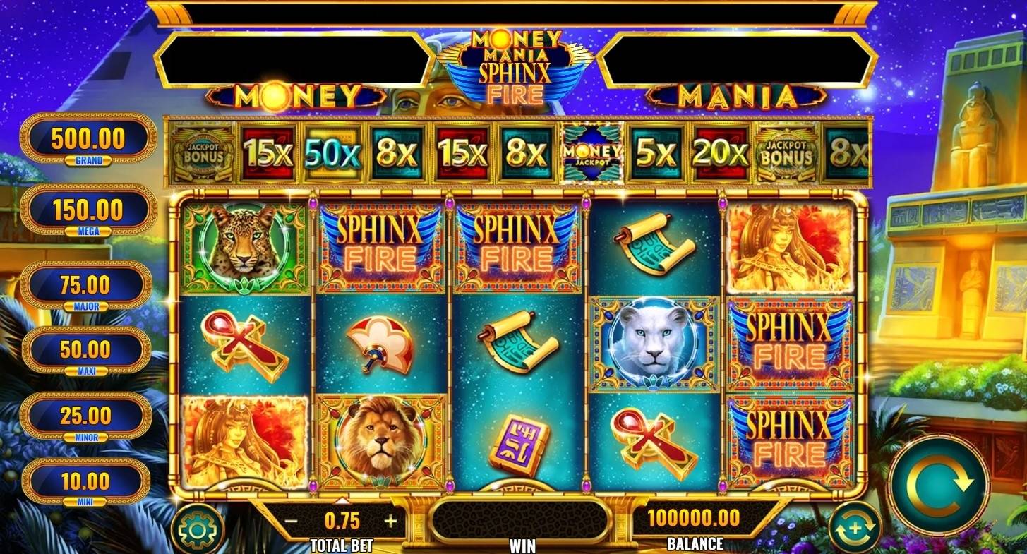Money Mania Sphinx Fire