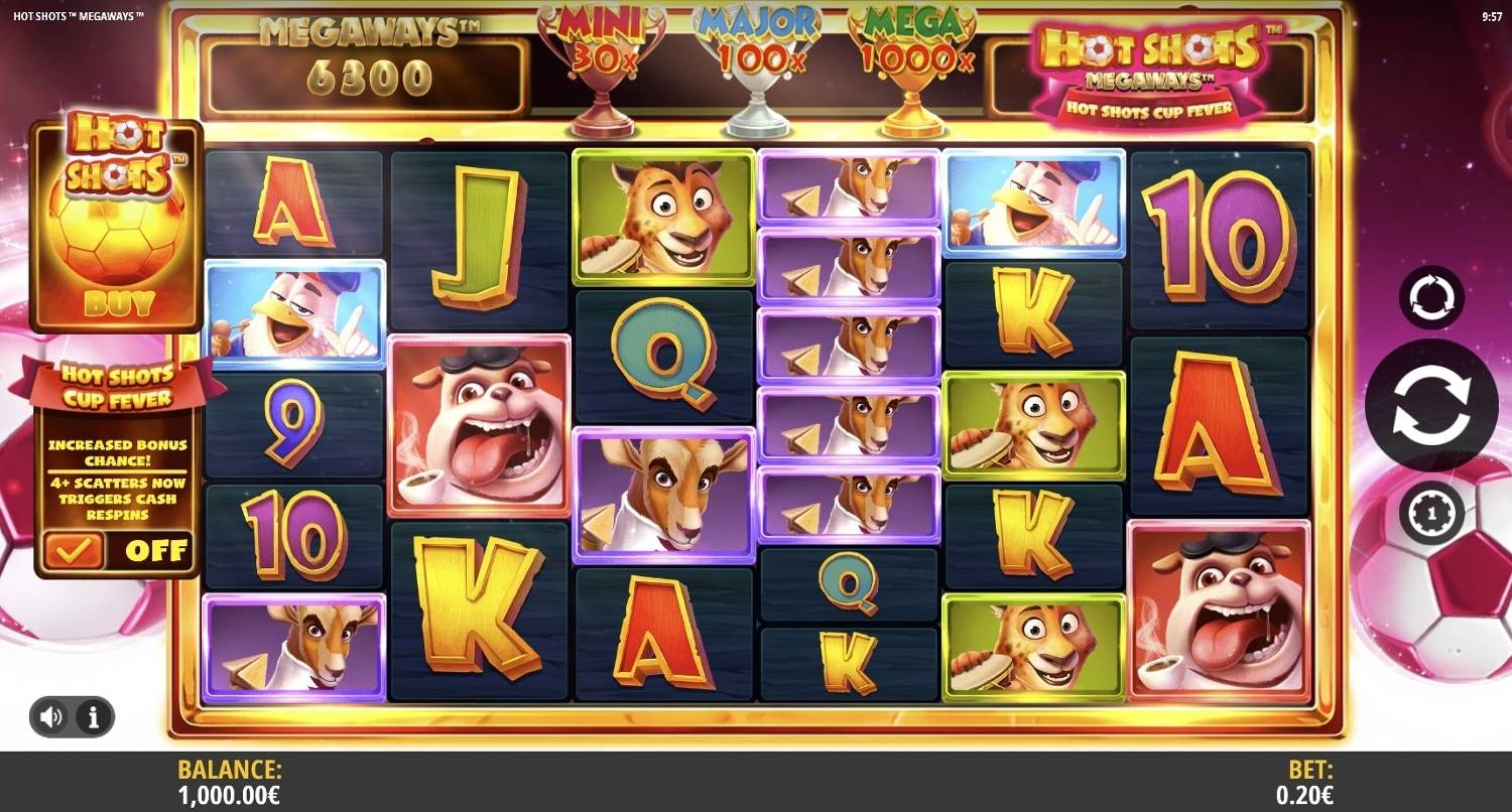 Hot Shots Megaways