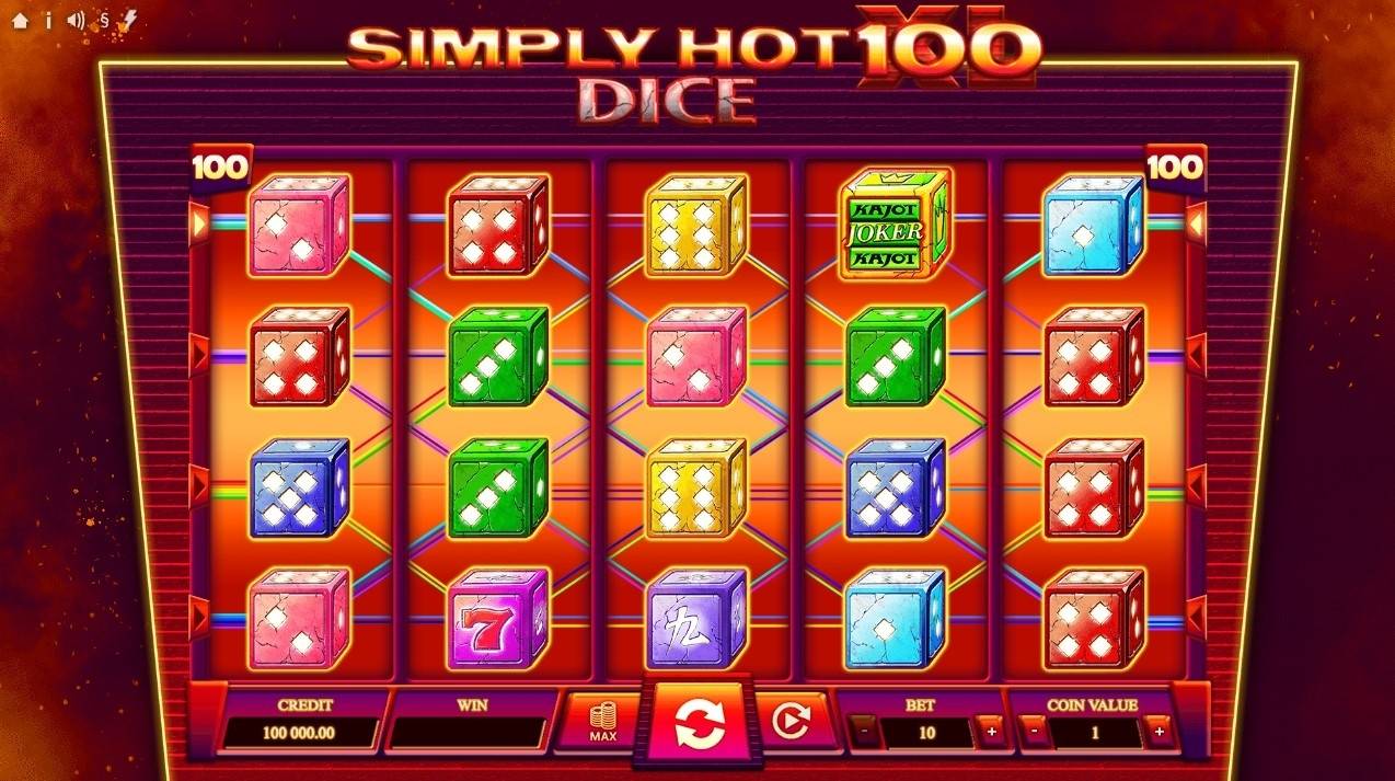 Simply Hot XL 100 Dice