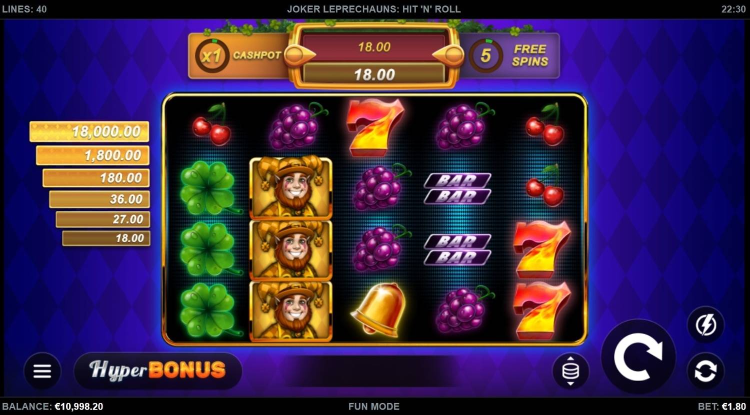 Joker Leprechauns Hit ‘n’ Roll