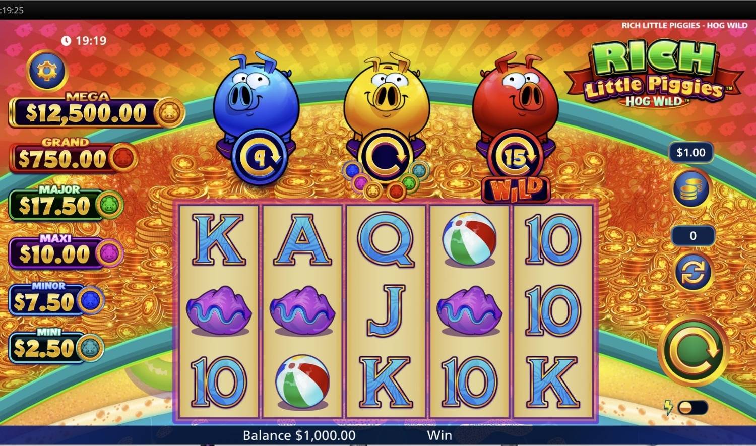 Rich Little Piggies Hog Wild