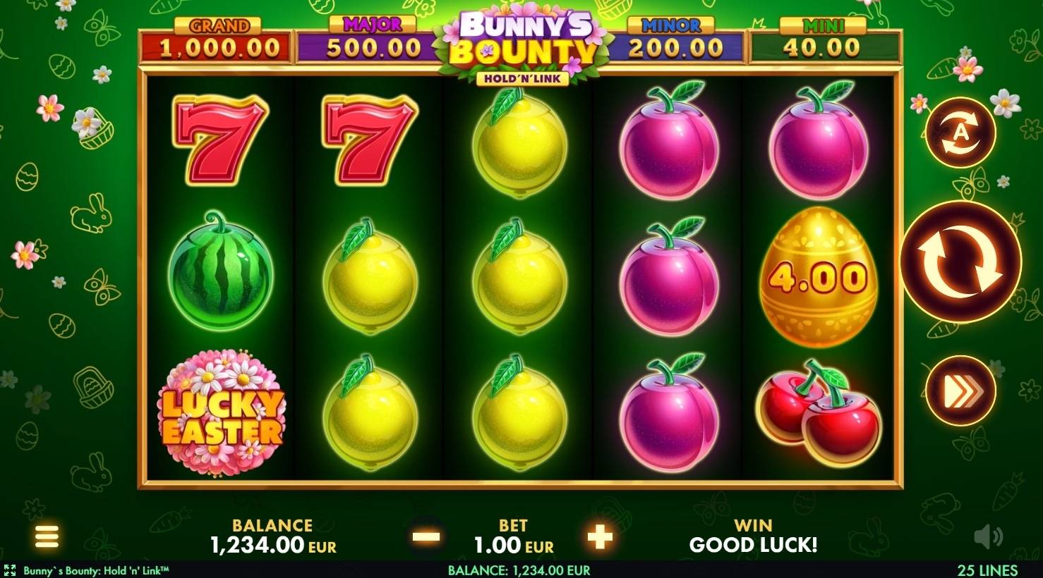 Bunny's Bounty: Hold 'N' Link