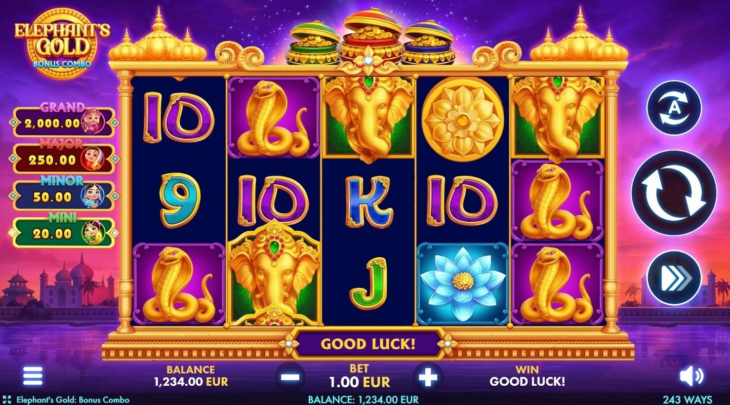 Elephant's Gold Bonus Combo