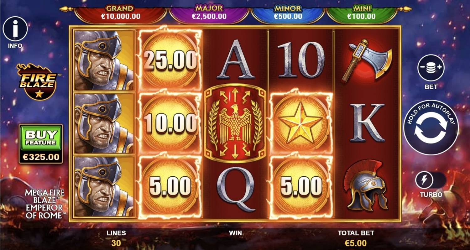 Mega Fire Blaze: Emperor of Rome