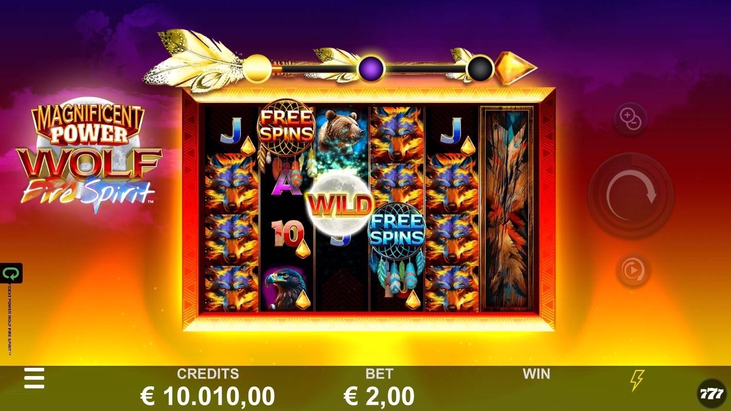 Magnificent Power Wolf Fire Spirit