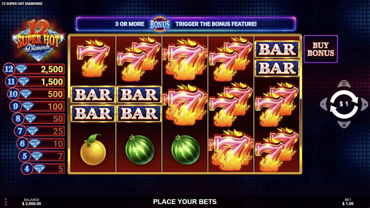 12 Super Hot Diamonds