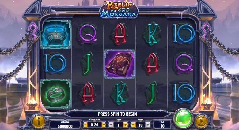 Merlin and the Ice Queen Morgana