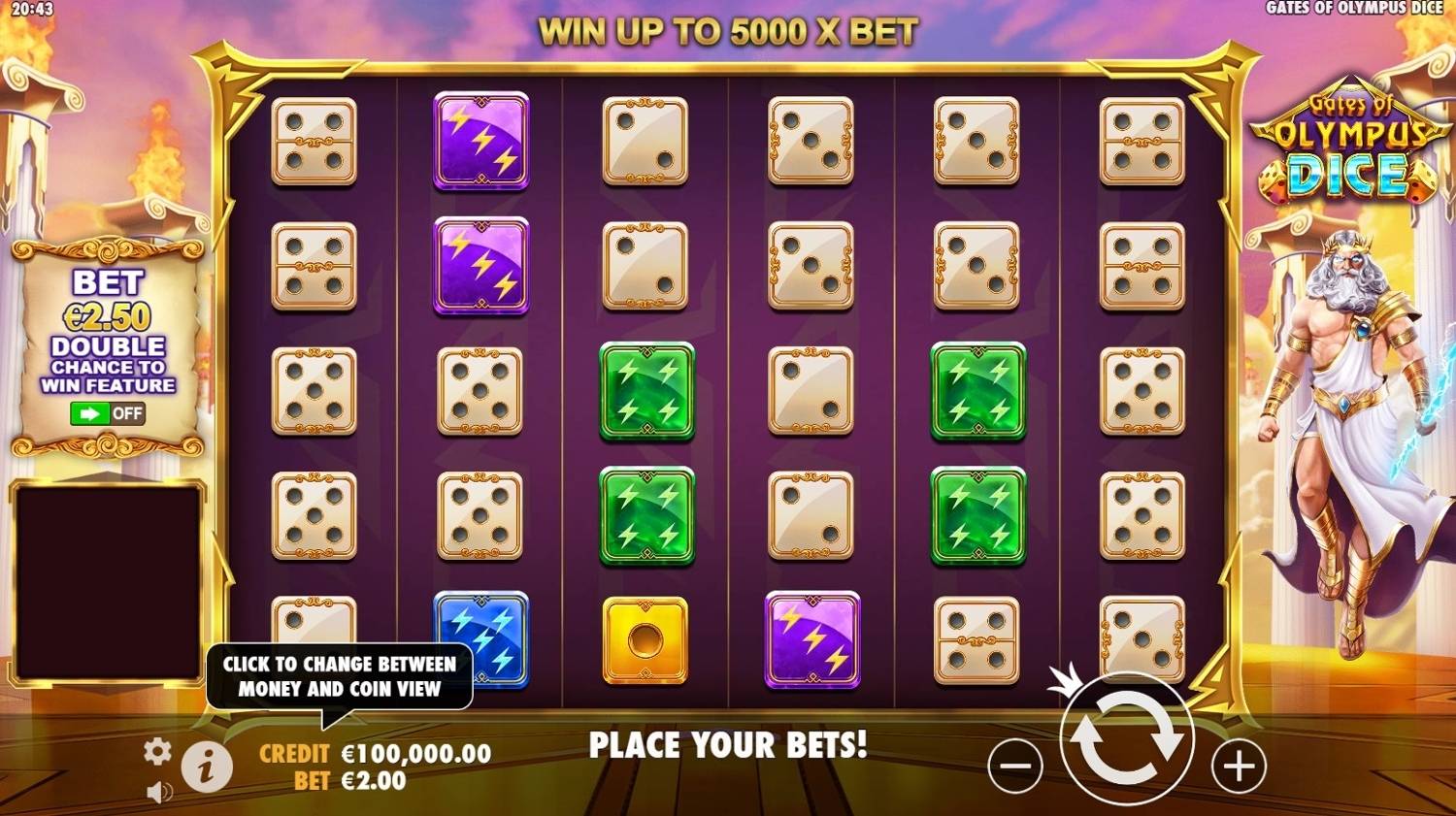 Gates of Olympus Dice