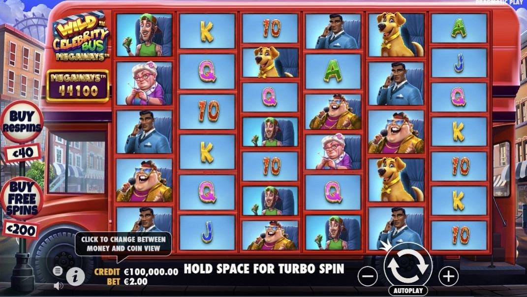Wild Celebrity Bus Megaways