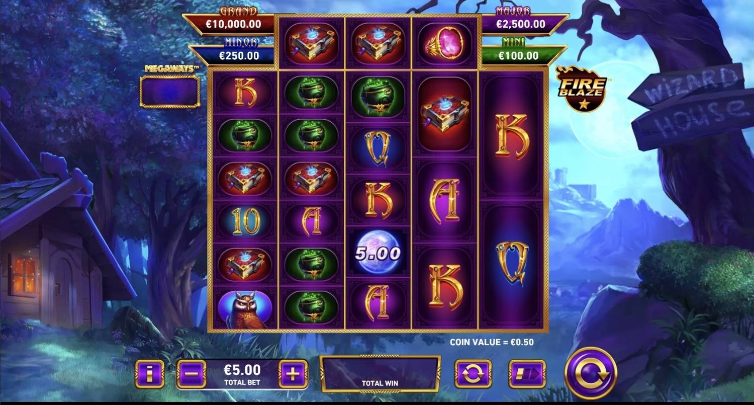 Fire Blaze: Blue Wizard Megaways