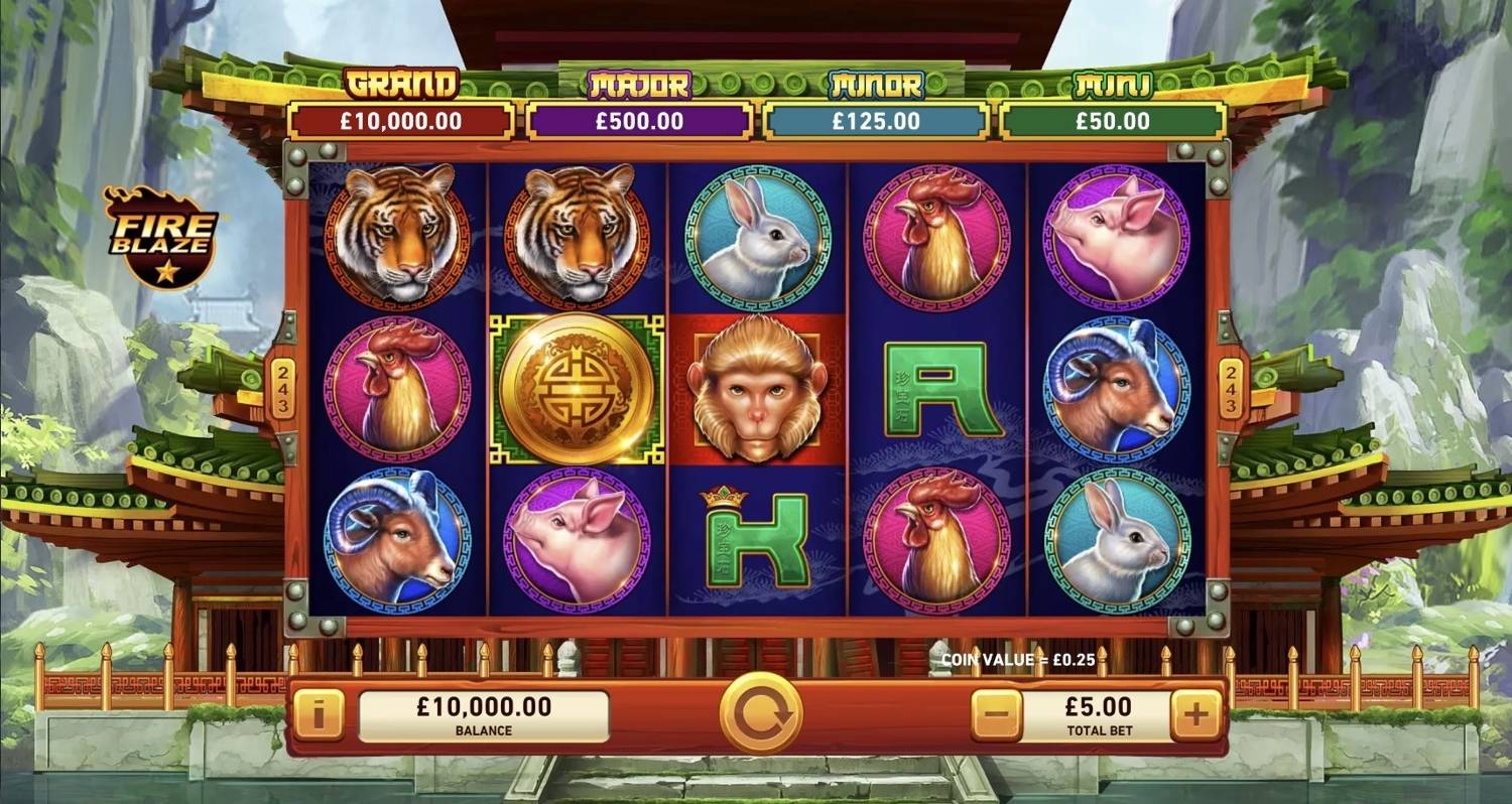 Fire Blaze: Golden Macaque