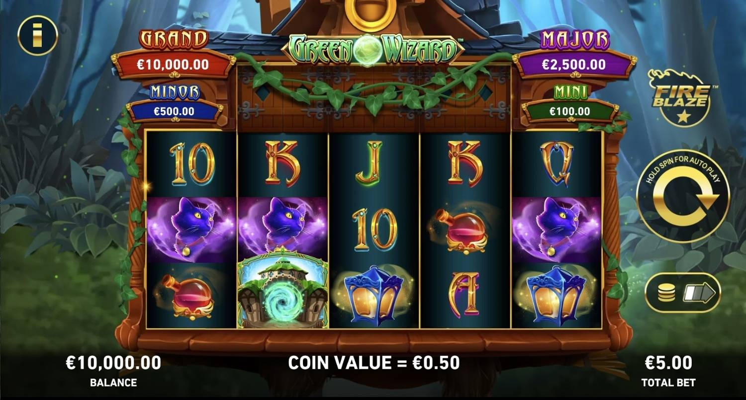 Fire Blaze: Green Wizard