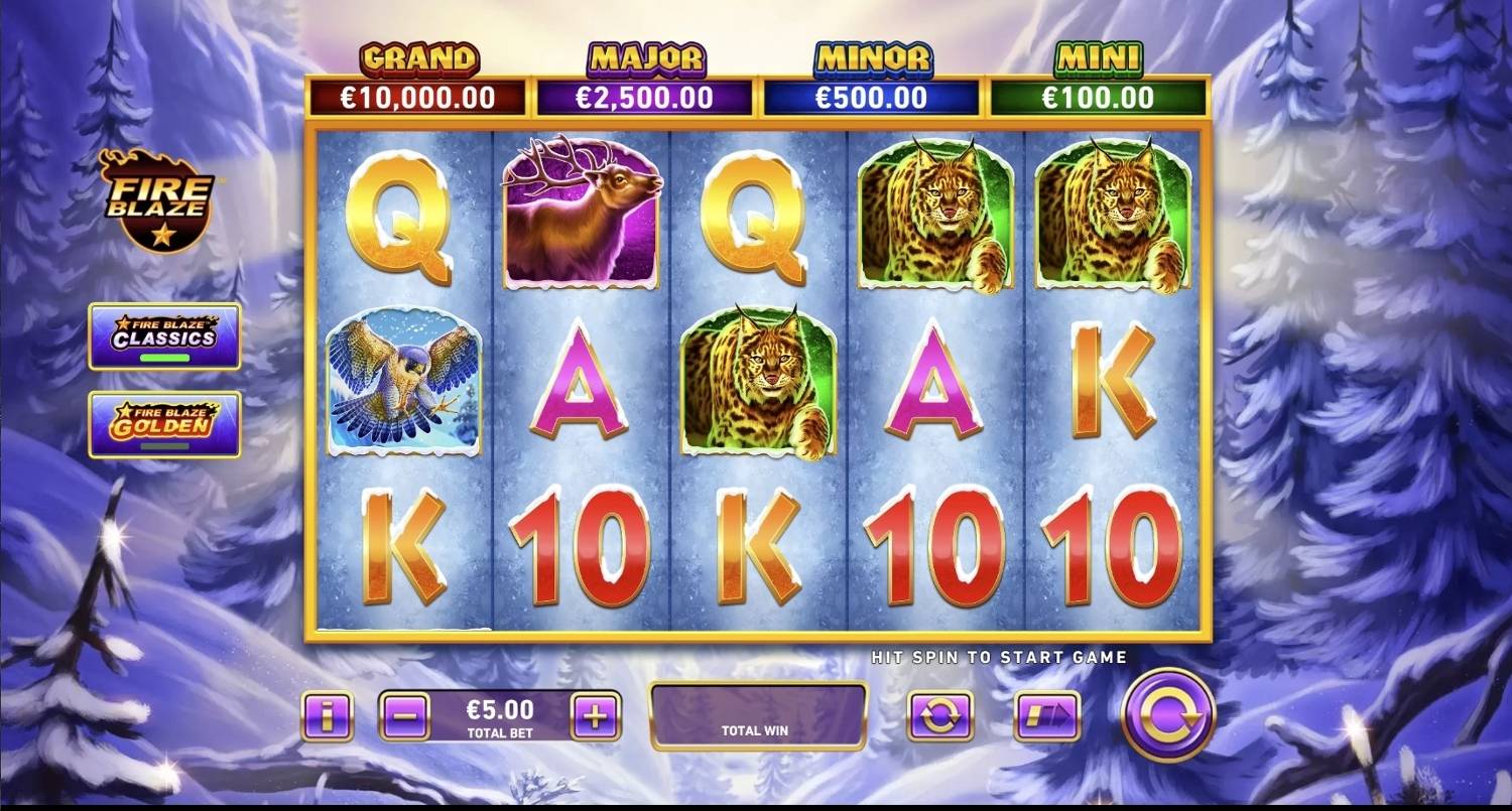 Fire Blaze: Tundra Wolf