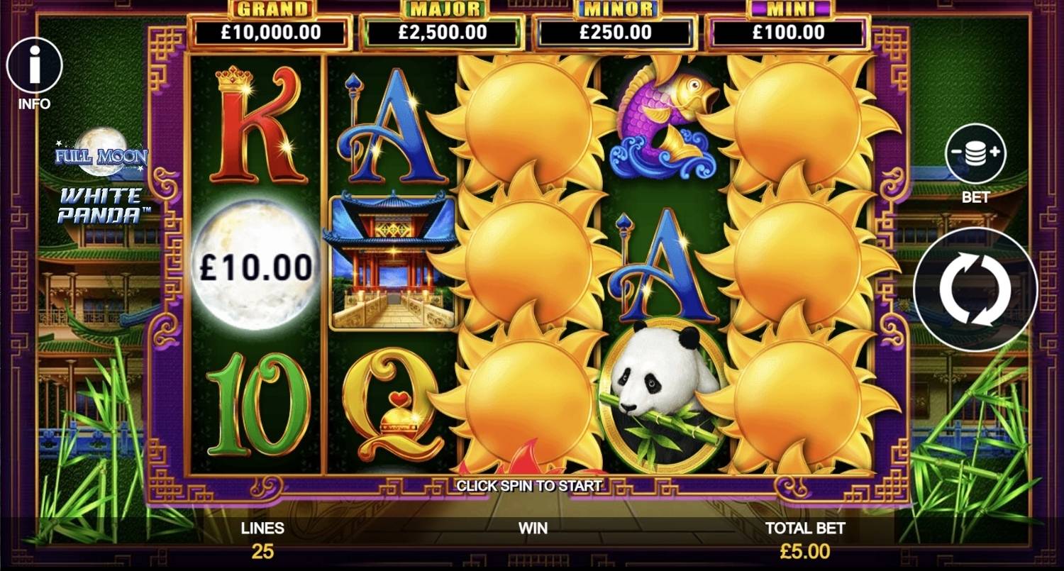 Full Moon: White Panda