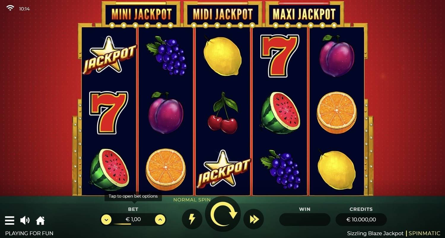 Sizzling Blaze Jackpot