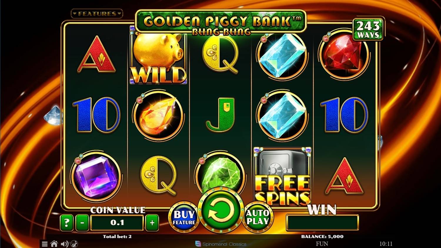 Golden Piggy Bank: Bling Bling