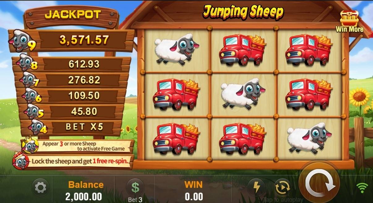 Jumping Sheep