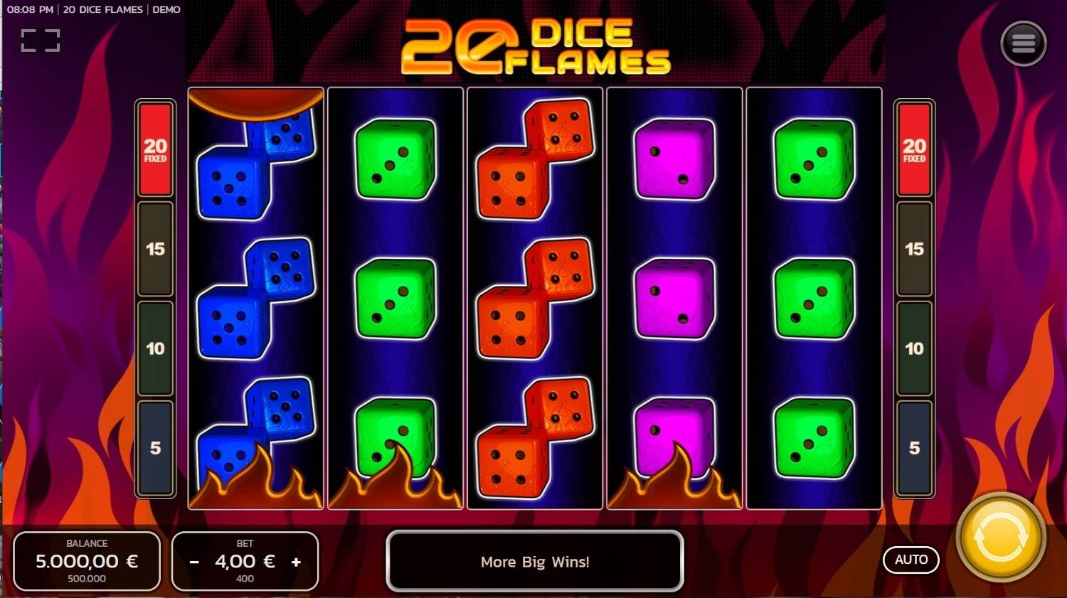 20 Dice Flames