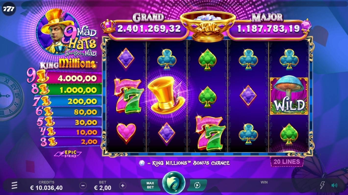 9 Mad Hat King Millions