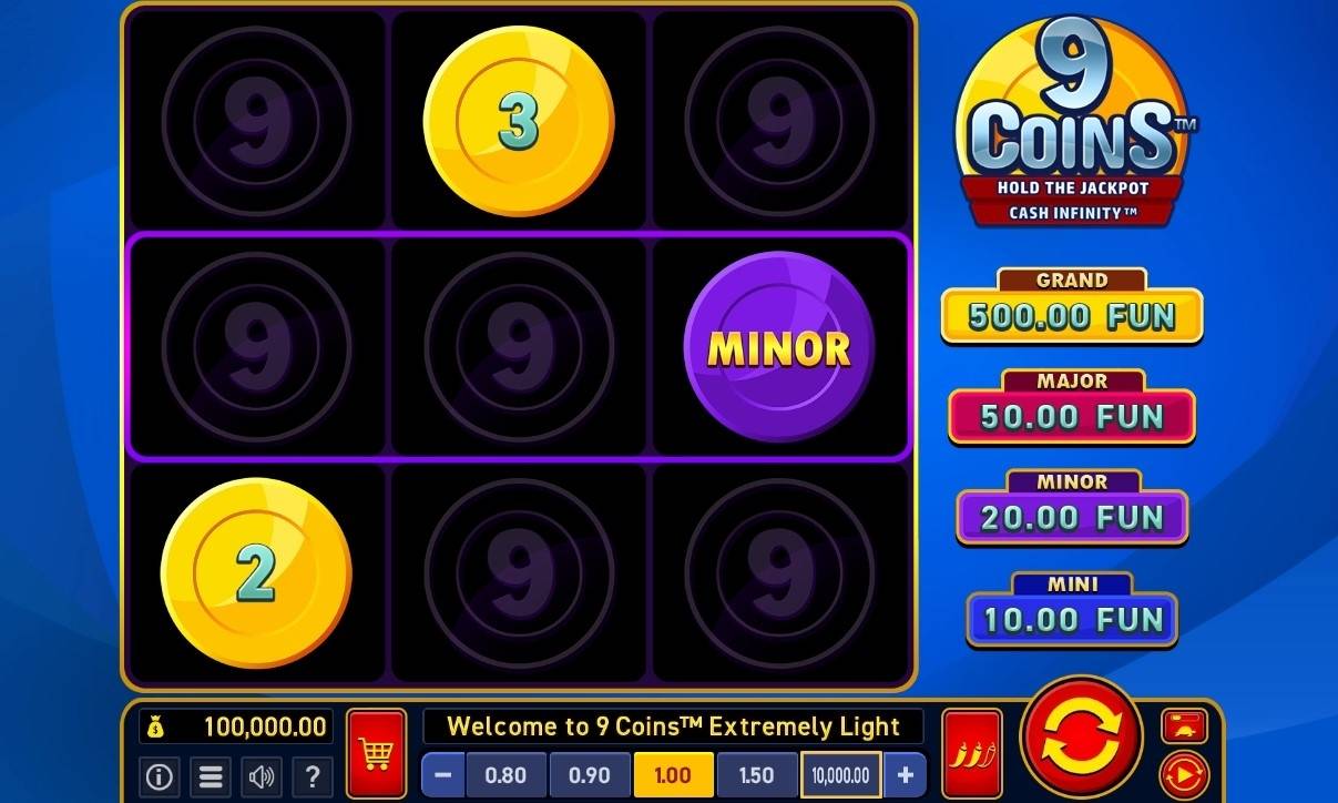 9 Coins Extremely Light