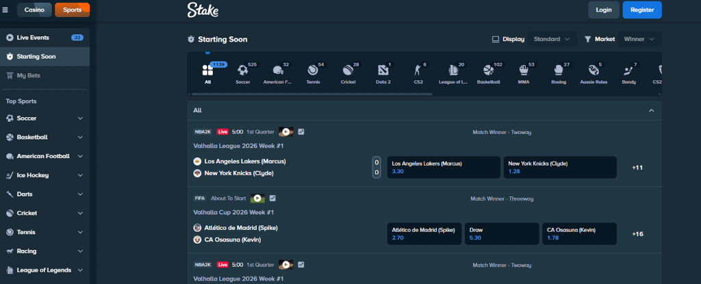 Bitcoin betting apps - Stake sportsbook