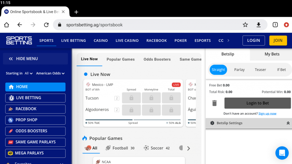 Bitcoin betting apps - SportsBetting.ag sportsbook