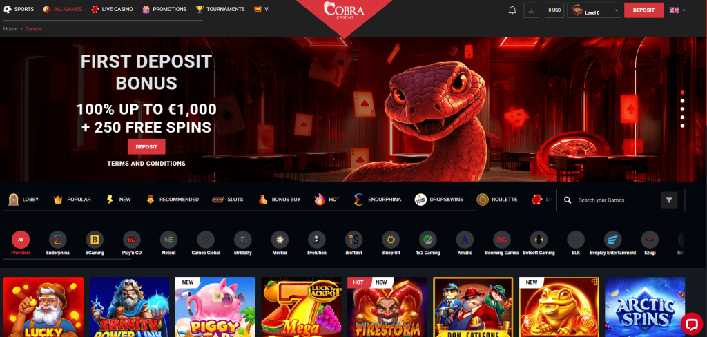 Cobra Casino review